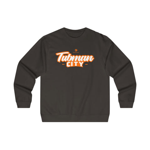 Tubman City - Midweight Crewneck Sweatshirt (Orange)