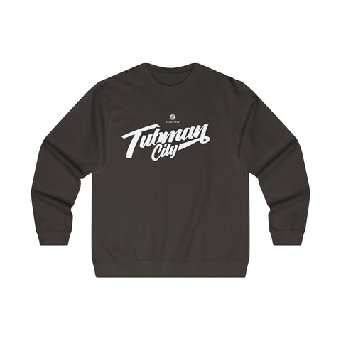Tubman City - Midweight Crewneck Sweatshirt (Black & White)