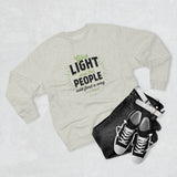 Ella Baker - Give Light and the People Will Find a Way - Unisex Heavyweight Fleece Crew