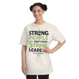 Ella Baker - Strong People Don't Need Strong Leaders - Unisex Fitted Tee