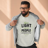 Ella Baker - Give Light and the People Will Find a Way - Unisex Heavyweight Fleece Crew