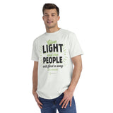 Ella Baker - Give light and the people will find a way. - Unisex Fitted Tee