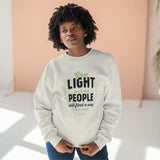 Ella Baker - Give Light and the People Will Find a Way - Unisex Heavyweight Fleece Crew